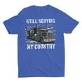 thumbnail image 7 of Camo American Flag Truck Driver Veteran Trucker Unisex T-Shirt, 7 of 7