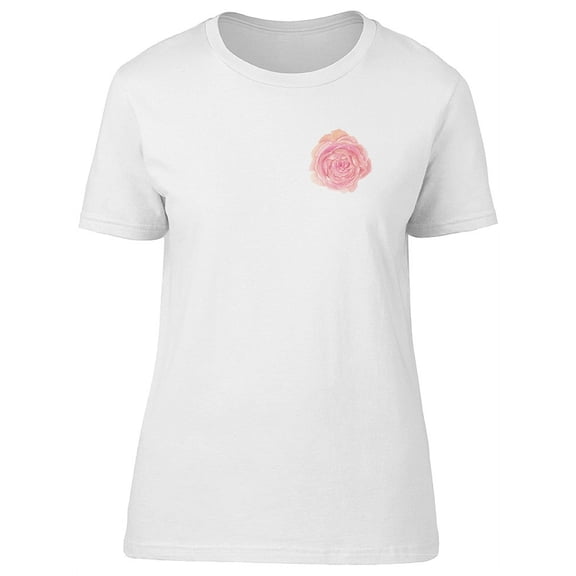 Adorable Pink Pocket Flower Tee Women's -Image by Shutterstock