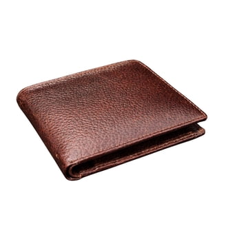 Western Tooled Genuine Leather Rodeo Men's Short Trifold Wallet in