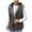 Brown Sleeveless Jacket, variant on YLSDY Men's Faux Fur Vest Hooded Winter Warm Sleeveless Jacket Outerwear Black XXL