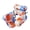 Orange, variant on Adjustable Backrest Floating Pool Lounge Chair, 35.43 x 24.01 Inch Soft Fabric Cover Water Hammock Float, Tropical Pattern Inflatable Pool Recliner for Lake Beach Swimming Pool Relaxation