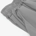 thumbnail image 5 of kpoplk Boy's Sweatpants Straight Leg Athletic Open Bottom Pants High Waisted Drawstring Active Joggers with Pockets(Light Gray,7-8 Y), 5 of 9