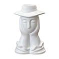 thumbnail image 1 of Jarrón de Resina con Forma de Cara, Maceta para Decoración Del Hogar, Centro de Mesa, Estante de Oficina, 1 of 9