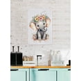 thumbnail image 4 of Rustic Metal Sign, Aluminum, 8 x 12 Inches, Watercolor Elephant Artwork, Adds a Majestic and Nature-Inspired Touch to Your Living Room, Bedroom, or Garden, Ideal for Animal Lovers, 4 of 8