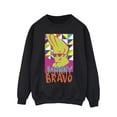 thumbnail image 1 of Johnny Bravo Mens Multi Triangles Pop Art Sweatshirt, 1 of 3