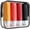 Red, variant on Mrsdry Travel Bottles for Toiletries, Tsa Approved 3oz Travel Size Containers BPA Free Leak Proof Refillable Liquid Silicone Squeezable Travel Accessories for Shampoo Conditioner Lotion (4 Pack)