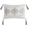 thumbnail image 3 of Chic Home Mayflower Comforter Set Embossed Medallion Scroll Pattern Design Bed In A Bag Beige, Twin XL, 3 of 6