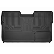 Husky Liners 19331 Weatherbeater Floor Mat Fits 2009-2014 Ford F-150 SuperCrew w/o Manual Transfer Case 2nd Row Liner 1pc Black