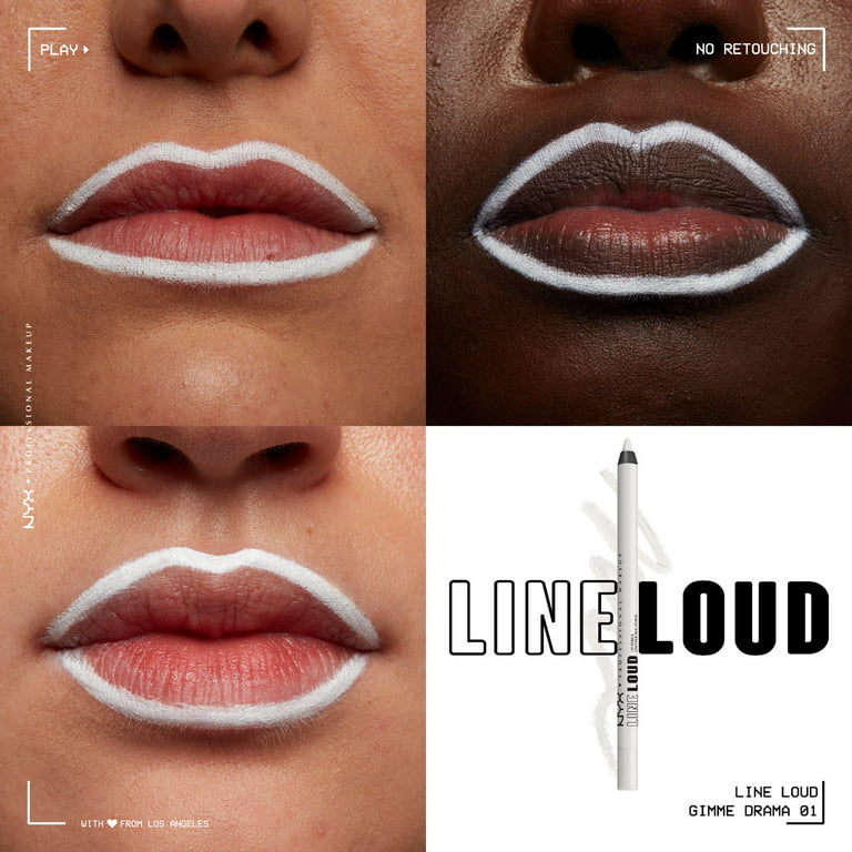 Makeup Line Loud Lip Liner, Longwear Lip Gimme Drama - Walmart.com
