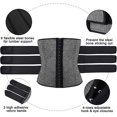 thumbnail image 4 of Entrenador de cintura para hombre, corsé de neopreno, recortador de sudor para Sauna, vientre adelgazante con cinturones, 4 of 5