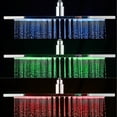 thumbnail image 6 of Chrome 8 inch Rain Shower Head LED Square Rainfall Overhead Sprayer Brass, 6 of 14