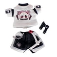 thumbnail image 1 of Ropa para muñeca bebé 1:12 Hugo vestido Blanco negro, 1 of 8