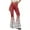 Music Chrismtmas Candy Cane, variant on Size S Yoga Flared Pants Breathable Sports Flared Pant y2k Casual Colorful Paw Women Leggings Tummy Control
