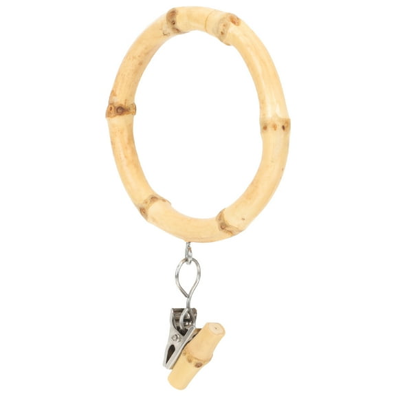 USHOBE Bamboo Curtain Clips For 1Set