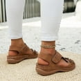 thumbnail image 7 of Tdoqot Wedge Sandals for Women- Comfy Dressy Summer Arch Support Womens Sandals Brown Size 9, 7 of 7