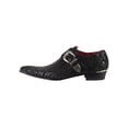 thumbnail image 2 of Jeffery West Kala Leather Monk Shoes, Black, 2 of 9
