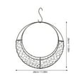 thumbnail image 2 of BESTYASH Estructura Para Colgar Plantas Con Metálico Negro Forma Lunar Para Suculentas Decorativas, 2 of 8