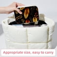 thumbnail image 6 of Thanksgiving Leaves Velvet Portable Jewelry Organizer with Removable Compartment - Necklace Holder, Jewelry Box, and Bracelet Holder, 6 of 7