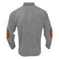 thumbnail image 4 of kamemir Oversized Hoodie Men Men's Logo Fleece Casual Fashion Hoodie Hooded Sweatshirt(Gray,M), 4 of 5