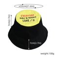 thumbnail image 1 of Sombrero de cubo liwang sombrero de pescador de Panamá unisex de algodón de verano, 1 of 2