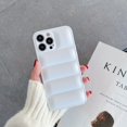 thumbnail image 1 of Fashion Down Jacket Case For iPhone 11 12 13 14 Pro XS Max XR X Soft Puffe Silicone For iPhone 8 7 Plus Back Cover Phone Case White For iPhone 11 ProMax, 1 of 6