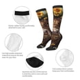 thumbnail image 3 of Balery Cute Cow Sunflower Crown A Calcetines novedosos Calcetines deportivos Calcetines hasta la rodilla Calcetines de algodón Calcetines originales y geniales, 3 of 6
