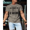 thumbnail image 5 of Gymish Two More Workout T-Shirt for Men – Funny Gym Shirt, Motivational Lifting Tee, Athletic Gym Clothes, Men's Workout Top, 5 of 5