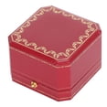 thumbnail image 2 of Ring Holder, Storage Display Exquisite Ring Box 7.5x7.5x5cm  For Engagement For Birthday Red, 2 of 8