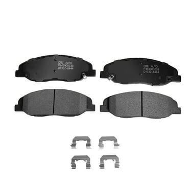 Front Ceramic Brake Pad Kit For 2009-2011 Cadillac STS Except Performance Brakes