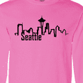 thumbnail image 4 of Inktastic Seattle Skyline Long Sleeve T-Shirt, 4 of 5