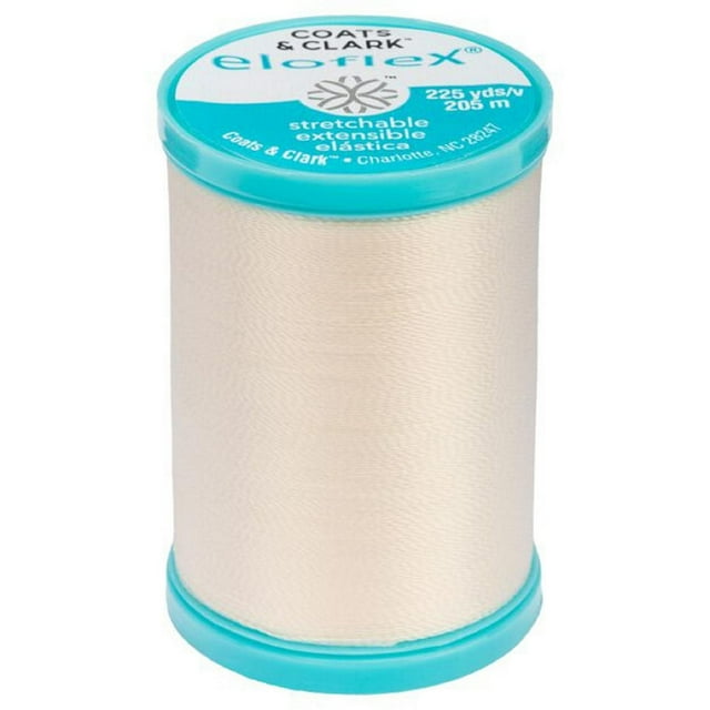 Coats & Clark Eloflex Stretch Thread, Nugrey, 225 Yards, PBT
