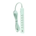 thumbnail image 1 of Globe Electric 78503 Série Designer, 6 Prises avec 2 USB, Neuf, 6 Pieds, 1 of 1
