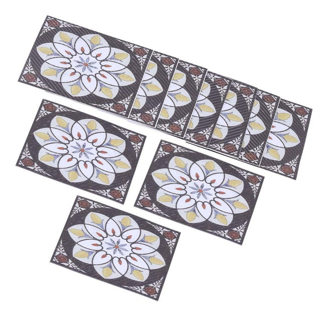 Calcomanías de Piso, Pegatina de Azulejos de Baldosas Impermebles, Pegatinas Diagonales, Calcomanías de Pared 20pcs Para Sala de Estar Comedor Cocina Sala de Juegos para Nijos
