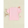 thumbnail image 5 of Aojekbee Girl's Birthday Tops Casual Round Neck Short Sleeve Letter Embroidery T-Shirt Toddler Little Girl Summer Clothes, 5 of 10