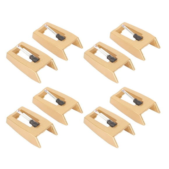 Turntable Stylus, Easy Installation 8 Pack Professional Powerful Tracking Record Player Needle For Phonograph