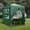 Green, variant on 6.5x6.5FT Small Canopy Tent with 4 Side Walls, Commercial Outdoor Canopy with Carry Bag, Waterproof Foldable Instant Shelter for Party, Backyard BBQ, Camping, Green