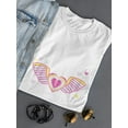 thumbnail image 3 of Cute Angel Winged Heart T-Shirt Women -Image by Shutterstock, Female x-Large, 3 of 4
