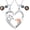 01-Elephant Mother Daughter, variant on Mother Daughter Matching Heart Pendant Necklace Set for 2 925 Sterling Silver Fox Necklace Gifts Jewelry for Women Mom Mama