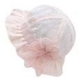 thumbnail image 4 of YSNOOWE Cute Pink Lace Bucket Hat for Toddlers Sun Protection and Decor, 4 of 5