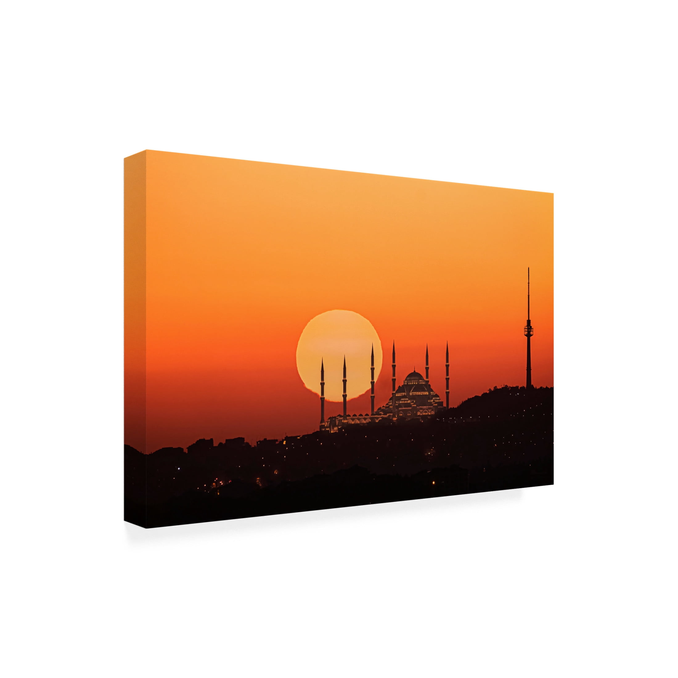 Trademark Fine Art Jie Jin Sunrise In Istanbul Canvas Wall Art