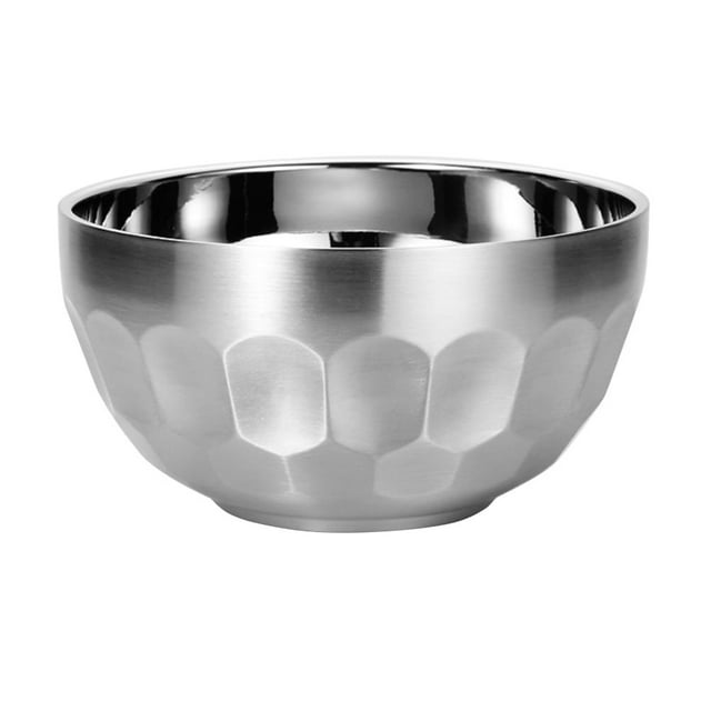 Nvzi 304 Stainless Steel Bowls Serving Insulated Salad Commemorate-5.9inch