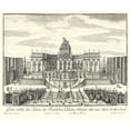 thumbnail image 3 of Decker 17x15 Black Modern Framed Museum Art Print Titled - Fountains of Versailles IV, 3 of 5
