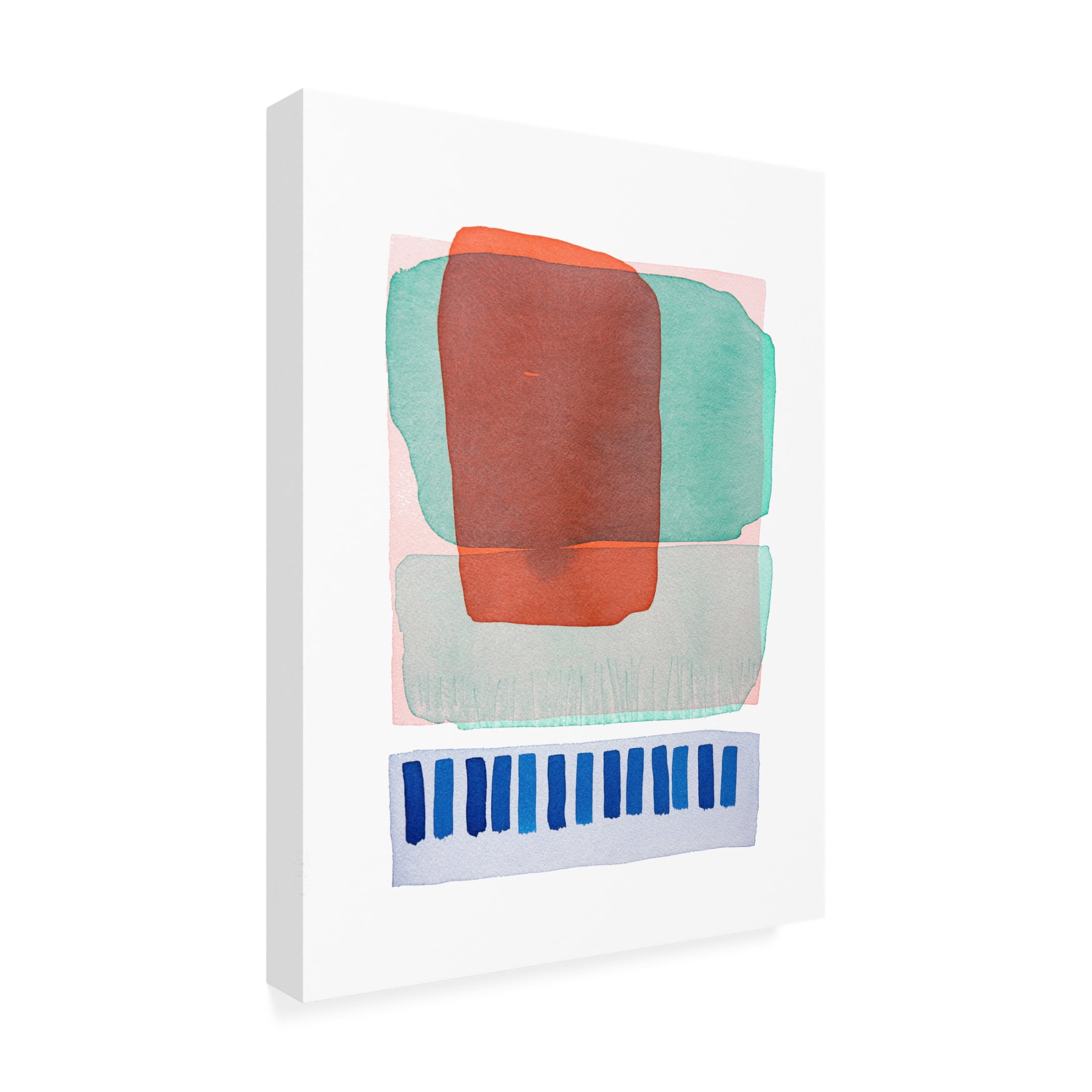 Canvas Wall Art - Simone Christen 'Helen At The Lido I' Wall Art for Living Room, Bedroom, or Office Décor by Trademark Fine Art - 18 x 24 Inches