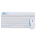 thumbnail image 2 of Keyboard Mouse Set, Silent Keyboard Mouse Combo Full-size Ultra Thin  For PC For Computer For Laptop White, 2 of 8