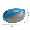 thumbnail image 2 of SYLVANIA SRCD261 Portable CD Player with AM/FM Radio (Blue), 2 of 7