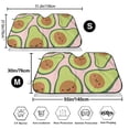 thumbnail image 3 of Fotbe Cute Avocado Car Windshield Sunshade | Sun Visor Protector Front Window Shade, Keeps Out UV Rays, Keeps Your Vehicle Cool-, 3 of 7