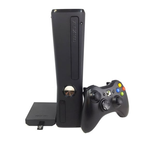 Microsoft - Xbox 360 E 250GB Consola Videojuegos Retro - Negro (Reacondicionado)