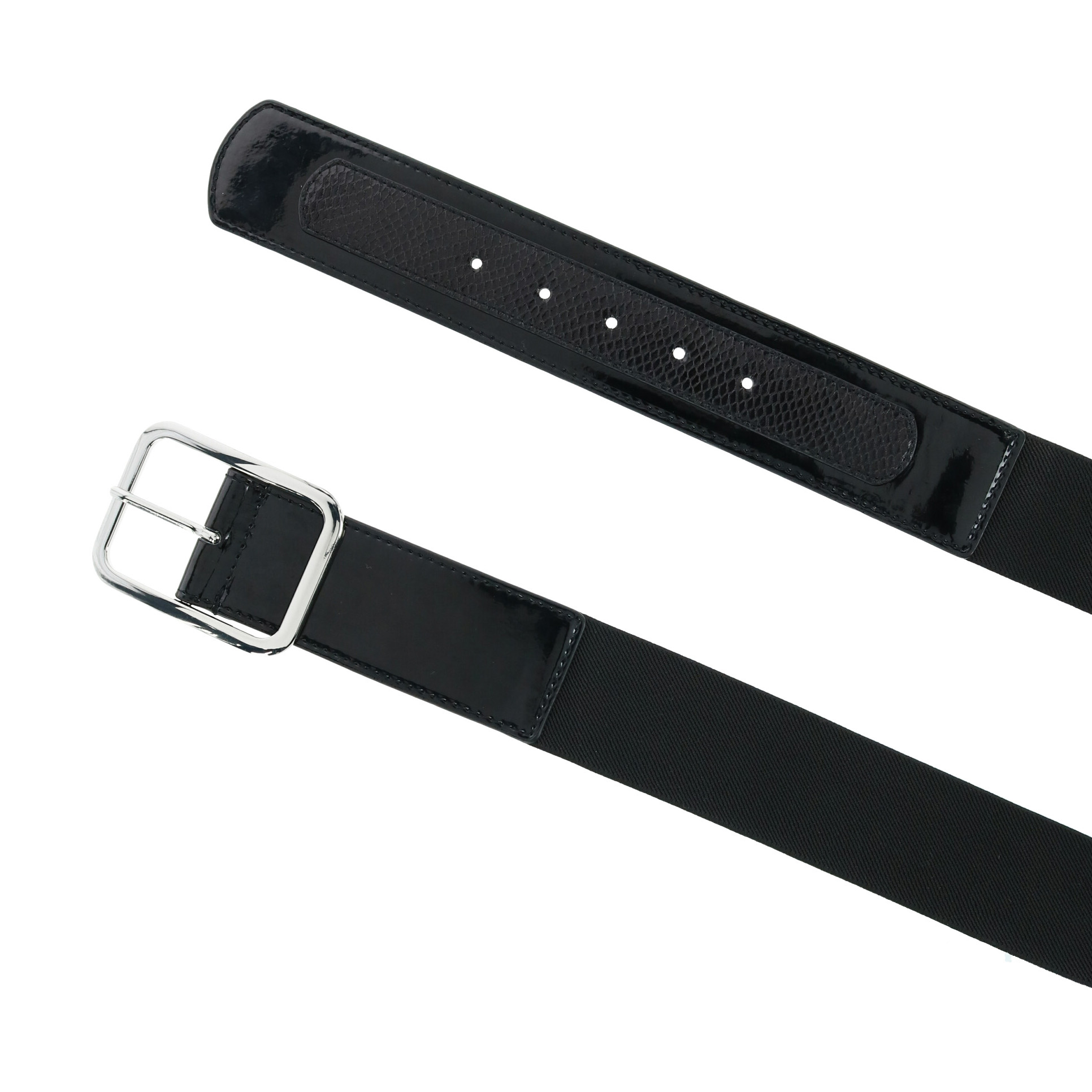 CTM Womens Plus Size Wide Center Bar Buckle Waist Belt