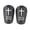 Black S, variant on Rodiuiu Mini Shin Guards Soccer Extra Small Calf Protective Equipment Miniature Football Shin Pads for Athletes Men Women