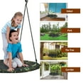 thumbnail image 6 of Gymax 40'' Flying Saucer Tree Swing Outdoor Play Set w/ Adjustable Ropes Camouflage Green, 6 of 10